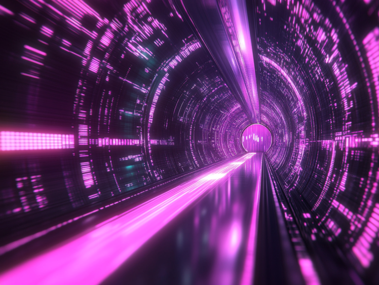 picture_of_fast_data_flow_purple