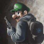 Luigi_with_gun